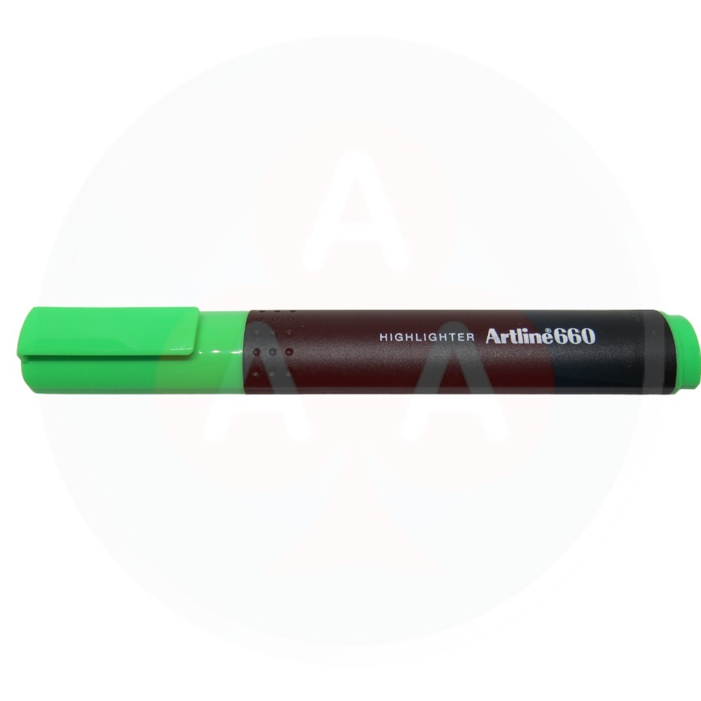 MARCADOR FOSFORESCENTE ARTLINE 660 VERDE