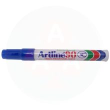 Marcador Punta Biselada Artline 90 Azul Recargable