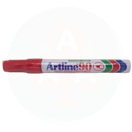 Marc Punta Biselada Artline 90 Rojo Recargable