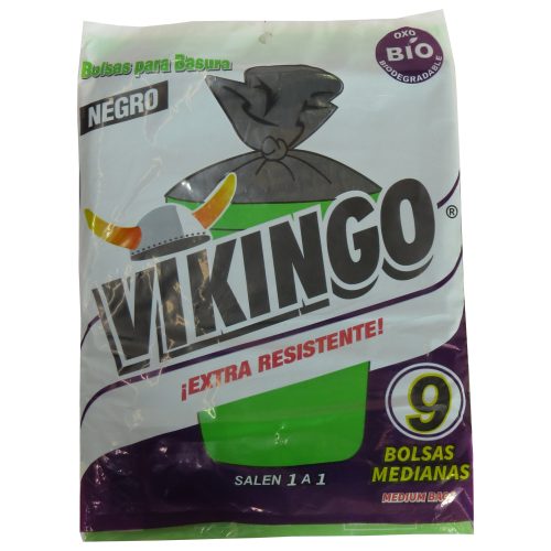 BOLSA BASURA VIKINGO MED NEGRA PQ 9 UDS