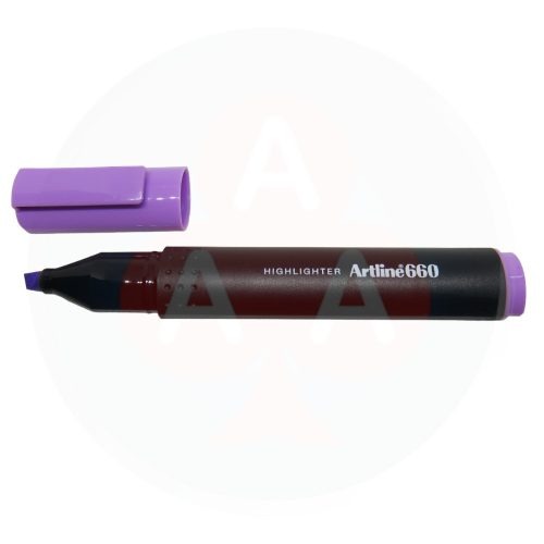 MARCADOR FOSFORESCENTE ARTLINE 660 MORADO