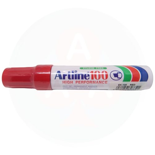 MARCADOR PUNTA EXTRA GRUESA ARTLINE 100 ROJO