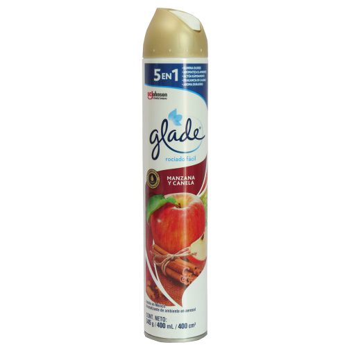 AROMATIZANTE GLADE MANZANA CANELA AEROSOL 400ML