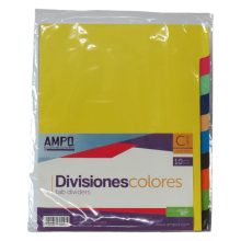 DIVISION AMPO COLORES PAQUETE 10