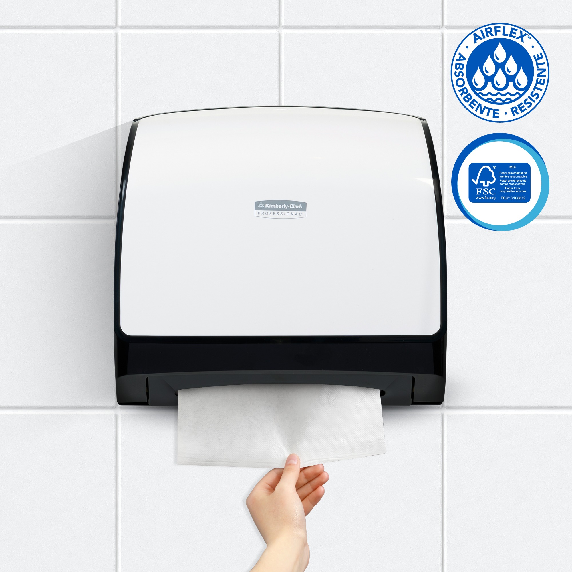 TOALLA DE MANOS SCOTT ESSENTIAL INTERFOLIADA 25X150H