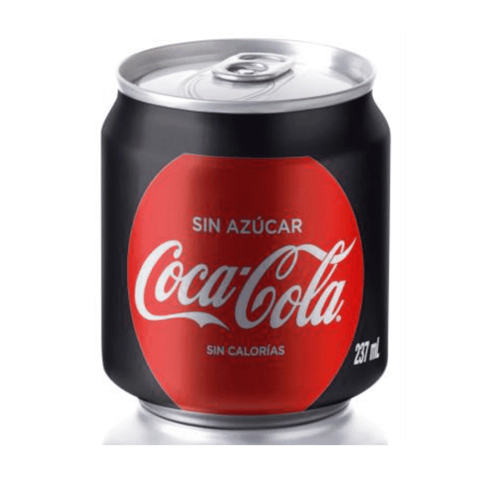 COCA COLA LATA ZERO MINI 237ML # 164006 – Tres Ases