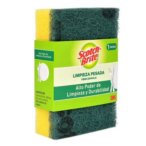 Scotch-Brite® Esponja Limpieza Pesada Cuadrada 1 und