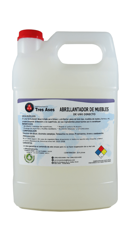 ABRILLANTADOR DE MUEBLES TRES ASES