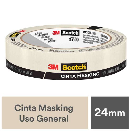 MASKING 3M #3500 24MM X 40 MTS 1 pulgada 27302