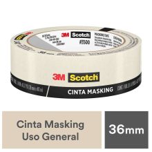 019786 MASKING 3M #3500 36MM X 40 MTS 1 1/2 PULGADA 27303