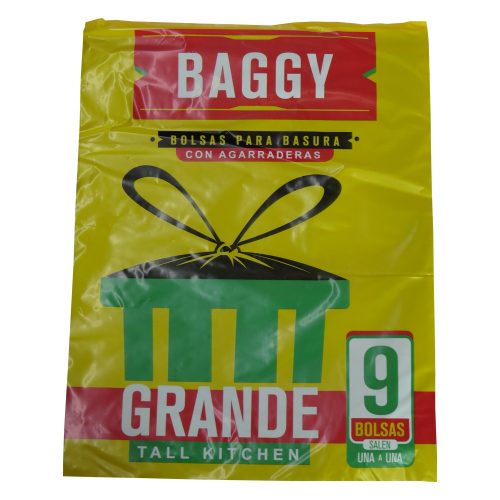 BOLSA BASURA NEGRA BAGGY GRANDE PQ 9