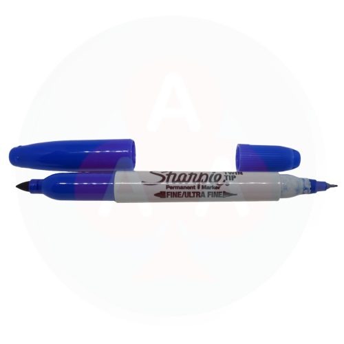 MARCADOR DOBLE PUNTA SHARPIE ULTRA FINO 2003 AZUL