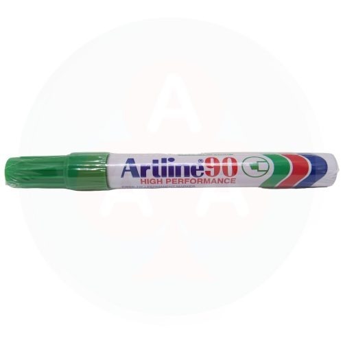 MARCADOR PUNTA BISELADA ARTLINE 90 VERDE RECARGABLE