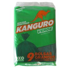 BOLSA BASURA KANGURO GRANDE VERDE