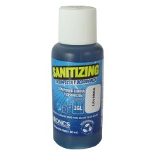 SANITIZING IONICS DESINFECTA Y DESODORIZA DESINFECTANTE TRES ASES CONCENTRADO 60 ML