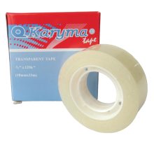 CINTA ADHESIVA TRANSPARENTE KARYMA 18 MM X 33 METROS