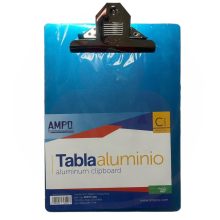 tabla con prensa de aluminio carta