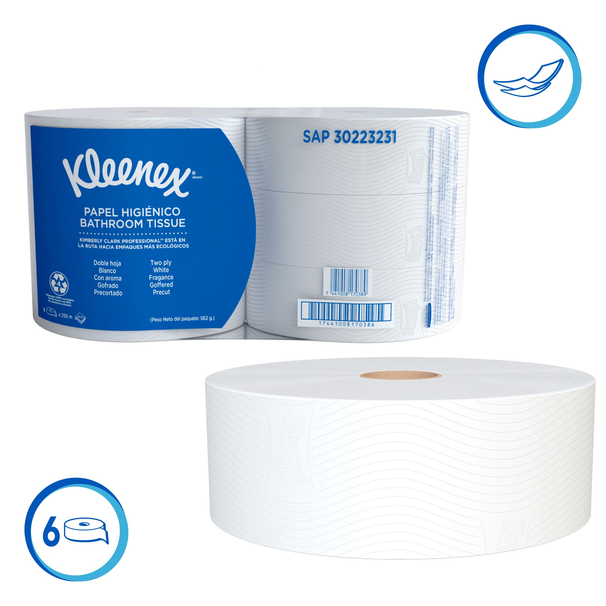 PAPEL HIGIENICO #30223231 KLEENEX 250MTS