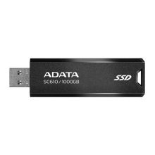 HD SOLIDO EXTERNO 1TB ADATA USB 3.2 GEN 2 550 MB/S LECTURA 500 MB/S ESCRITURA SC610-1000G-CBK/RD