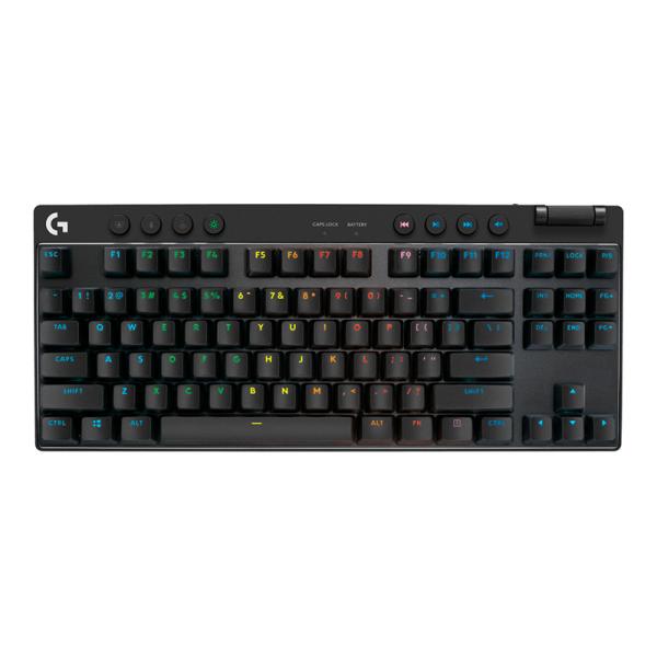 TECLADO GAMING RGB LOGITECH G PRO X TKL MECÁNICO INALÁMBRICO INGLÉS 920-012127