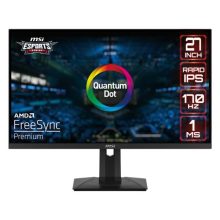 MONITOR 27" MSI G27QPF QD 2560 x1440 170HZ 1MS HDMI DISPLAY PORT USB-C FREESYNC 9S6-3CC29H-027