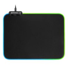 MOUSE PAD GAMING RGB SHARKOON 1337 V2 360 36X27CM TEXTIL Y GOMA 4044951029976