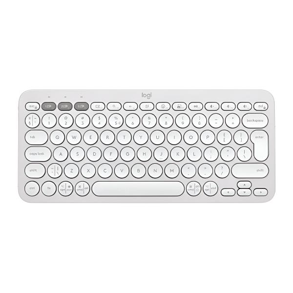 TECLADO LOGITECH PEBBLE KEYS 2 K380S MEMBRANA INALÁMBRICO BLUETOOTH ESPAÑOL 920-011784