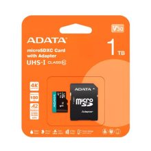 MEMORIA MICRO SD 1TB ADATA COMPATIBLE CON NINTENDO DRONES GO PRO / 4K AUSDX1TUI3V30SA2-RA1