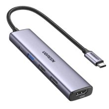 HUB UGREEN CM478 5 EN 1 USB-C 1 PUERTO HDMI 1 PUERTO USB-C PD 1 PUERTO USB-A 3.0 2 PUERTOS USB-A 2.0 15495