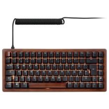 TECLADO GAMING RGB SHARKOON SKILLER SGK50 S3 WOOD PBT MECÁNICO ALÁMBRICO USB ESPAÑOL 4044951042715