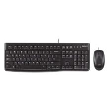 TECLADO Y MOUSE LOGITECH LOGITECH MK120 MEMBRANA ALÁMBRICO USB ESPAÑOL 920-004428