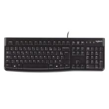 TECLADO LOGITECH K120 CORDED ALÁMBRICO USB INGLÉS 920-002478