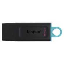 MEMORIA USB 64GB 3.2 KINGSTON GEN 1 EXODIA BLACK/TEAL DTX/64GB