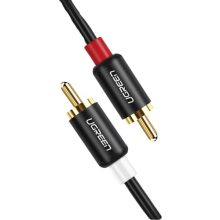 CABLE UGREEN AV104 2RCA MACHO A 2RCA MACHO 1M 30747