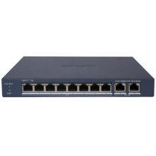 SWITCH HIKVISION DS-3E1510P-EI/M(O-STD) (E) 10 PUERTOS (8 GIGABIT POE + 2 GIGABIT RJ45) 1 GBPS SMART MANAGED 301802997