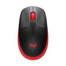 MOUSE LOGITECH M190 INALÁMBRICO CON RECEPTOR NANO 1000 DPI 910-005904 ROJO